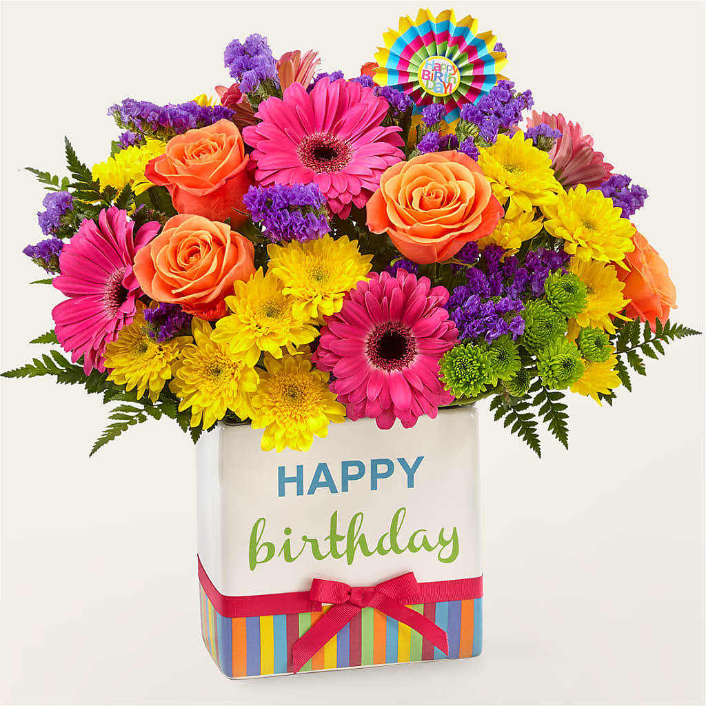 Birthday Brights Bouquet – GAETA'S FLOWERS, Los Gatos CA