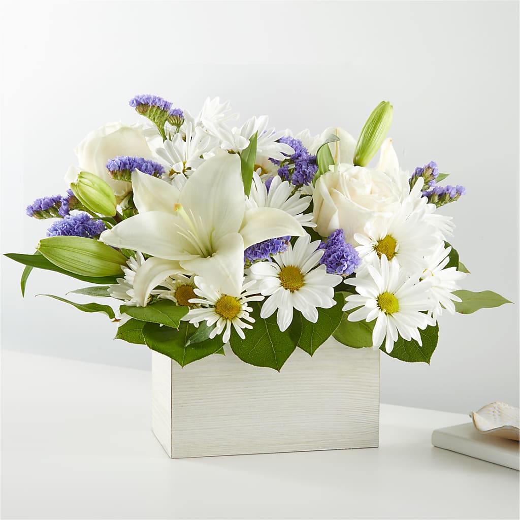 Beyond Blue Box Bouquet – GAETA'S FLOWERS, Los Gatos CA