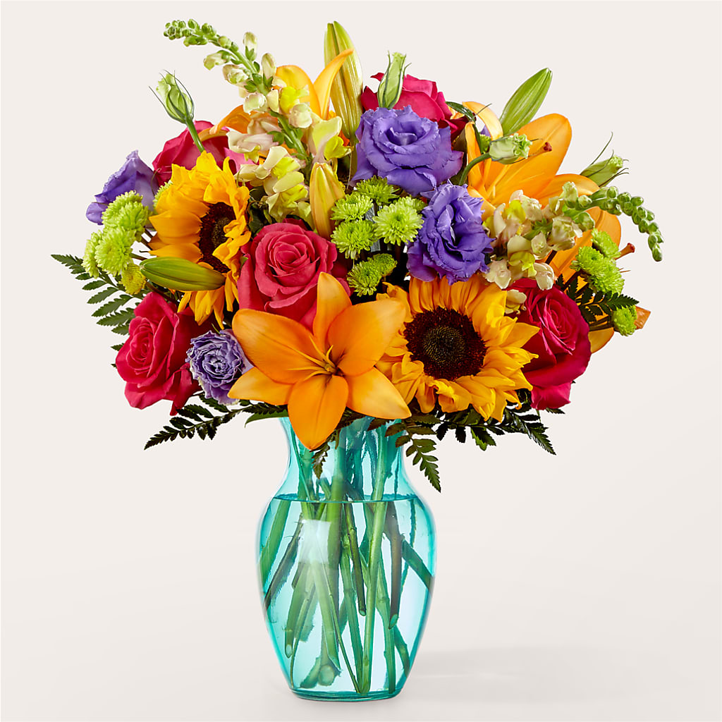 Double Rainbow Bouquet – GAETA'S FLOWERS, Los Gatos CA
