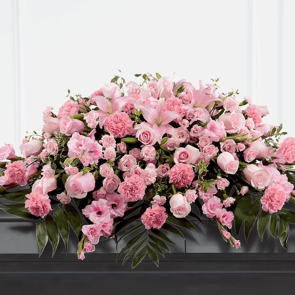 Garden of Comfort Casket Spray (Standard) – GAETA'S FLOWERS, Los Gatos CA
