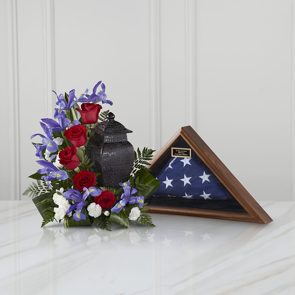 Patriotic Tribute Arrangement – GAETA'S FLOWERS, Los Gatos CA