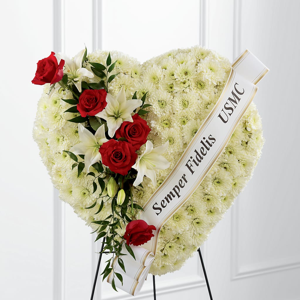 Heartfelt Hero Standing Heart – GAETA'S FLOWERS, Los Gatos CA