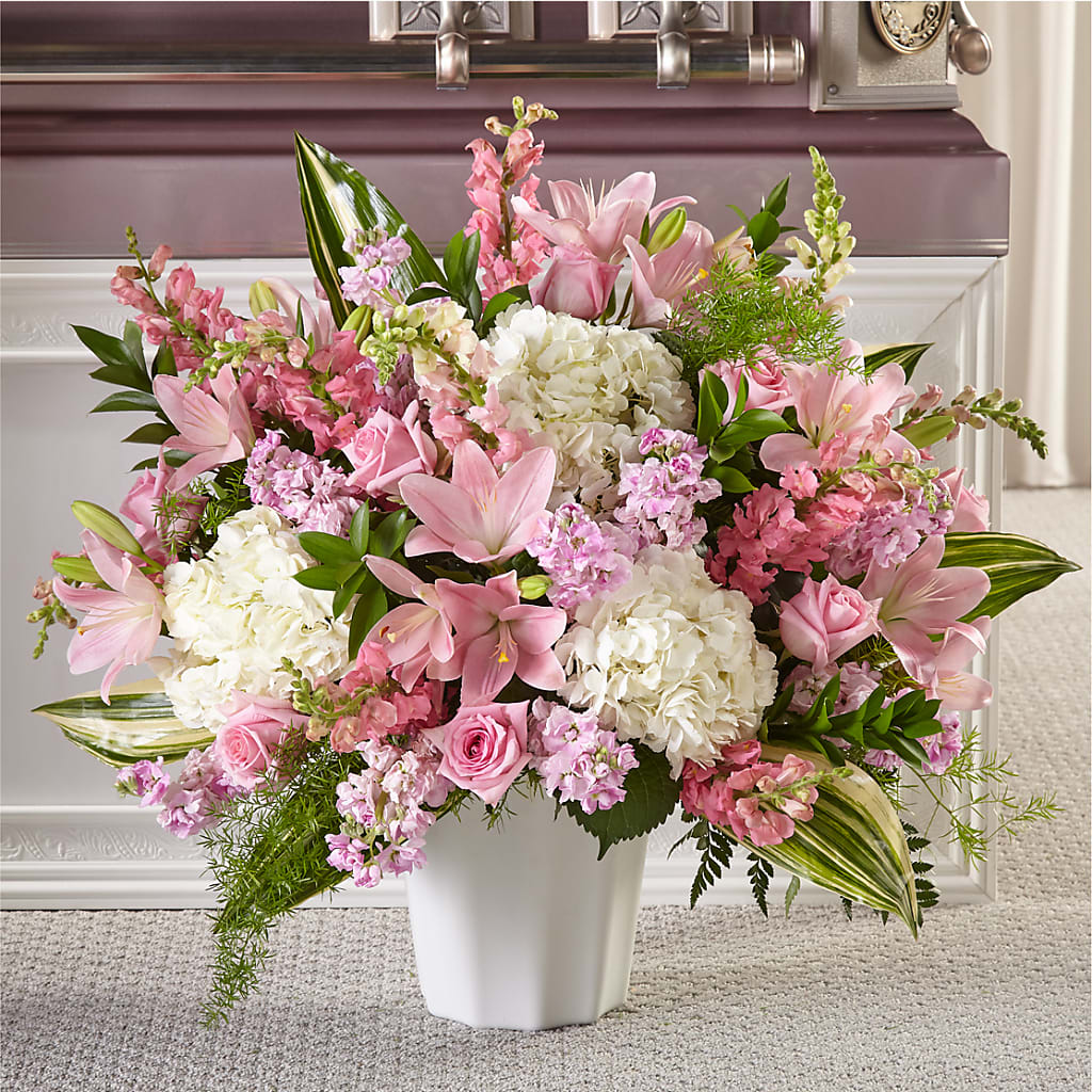 Simply Serene Floor Basket – GAETA'S FLOWERS, Los Gatos CA