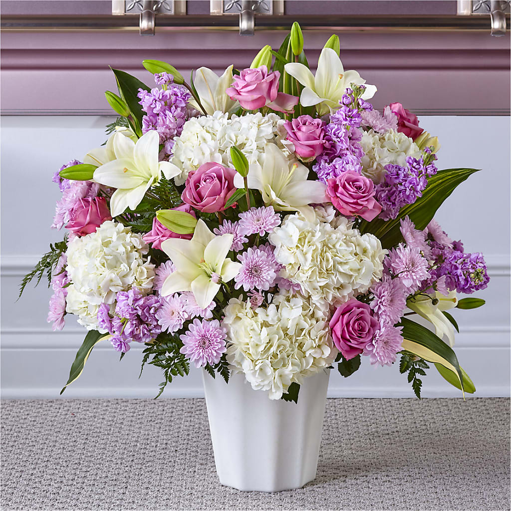 Heaven Sent Floor Basket – GAETA'S FLOWERS, Los Gatos CA