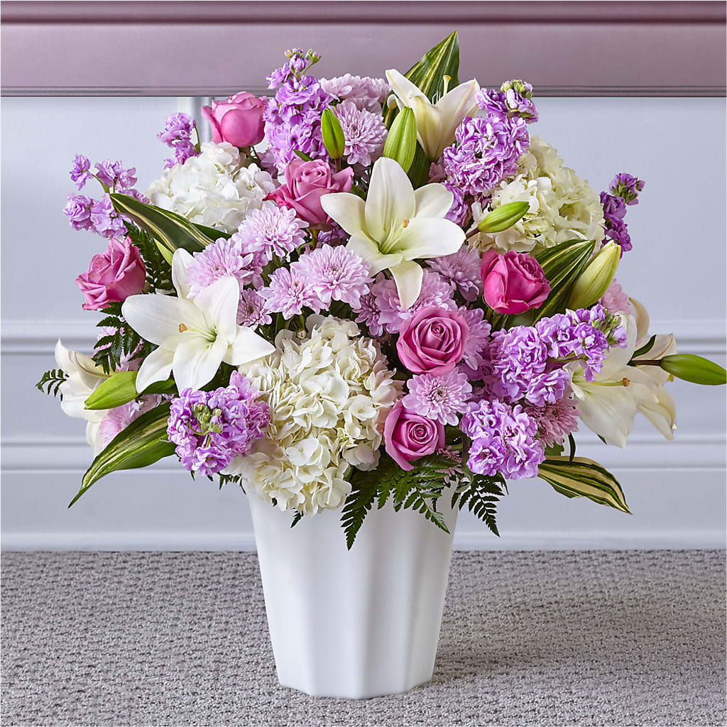 Heaven Sent Floor Basket – GAETA'S FLOWERS, Los Gatos CA