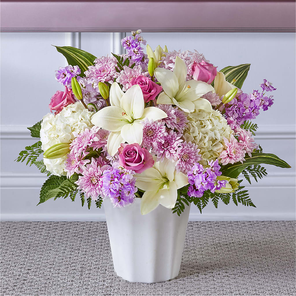 Heaven Sent Floor Basket – GAETA'S FLOWERS, Los Gatos CA