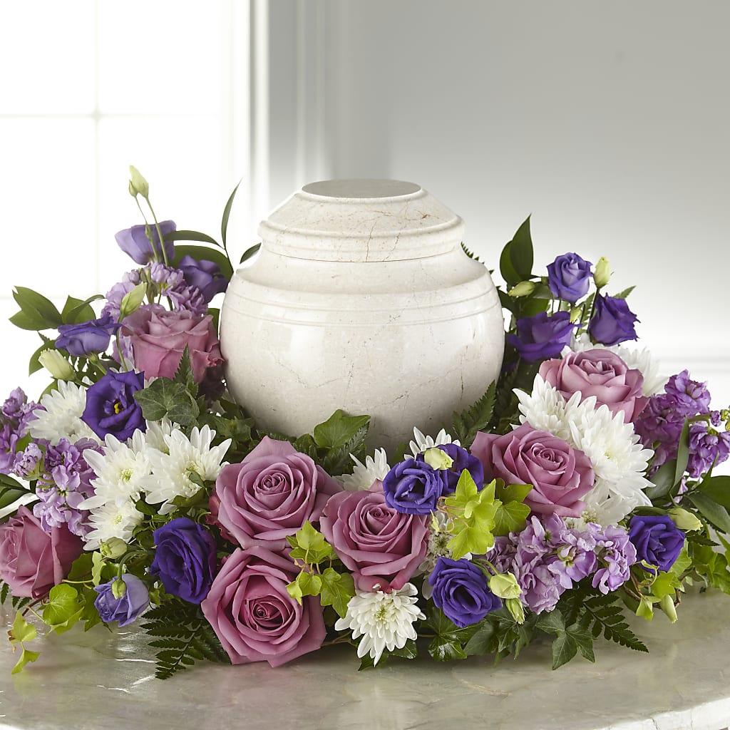 Blooming Sympathy Cremation Adornment – GAETA'S FLOWERS, Los Gatos CA