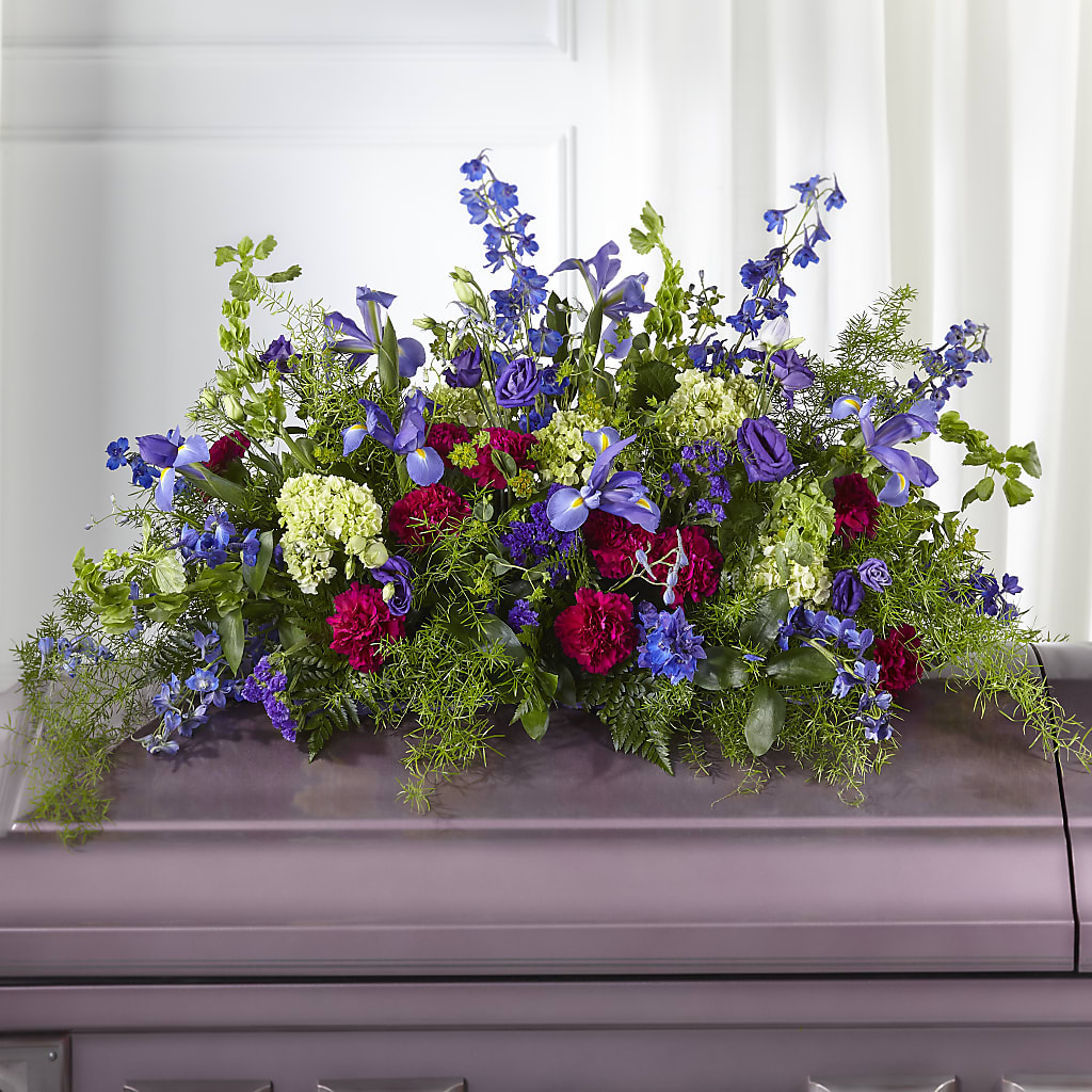 Always Treasured Casket Spray – GAETA'S FLOWERS, Los Gatos CA