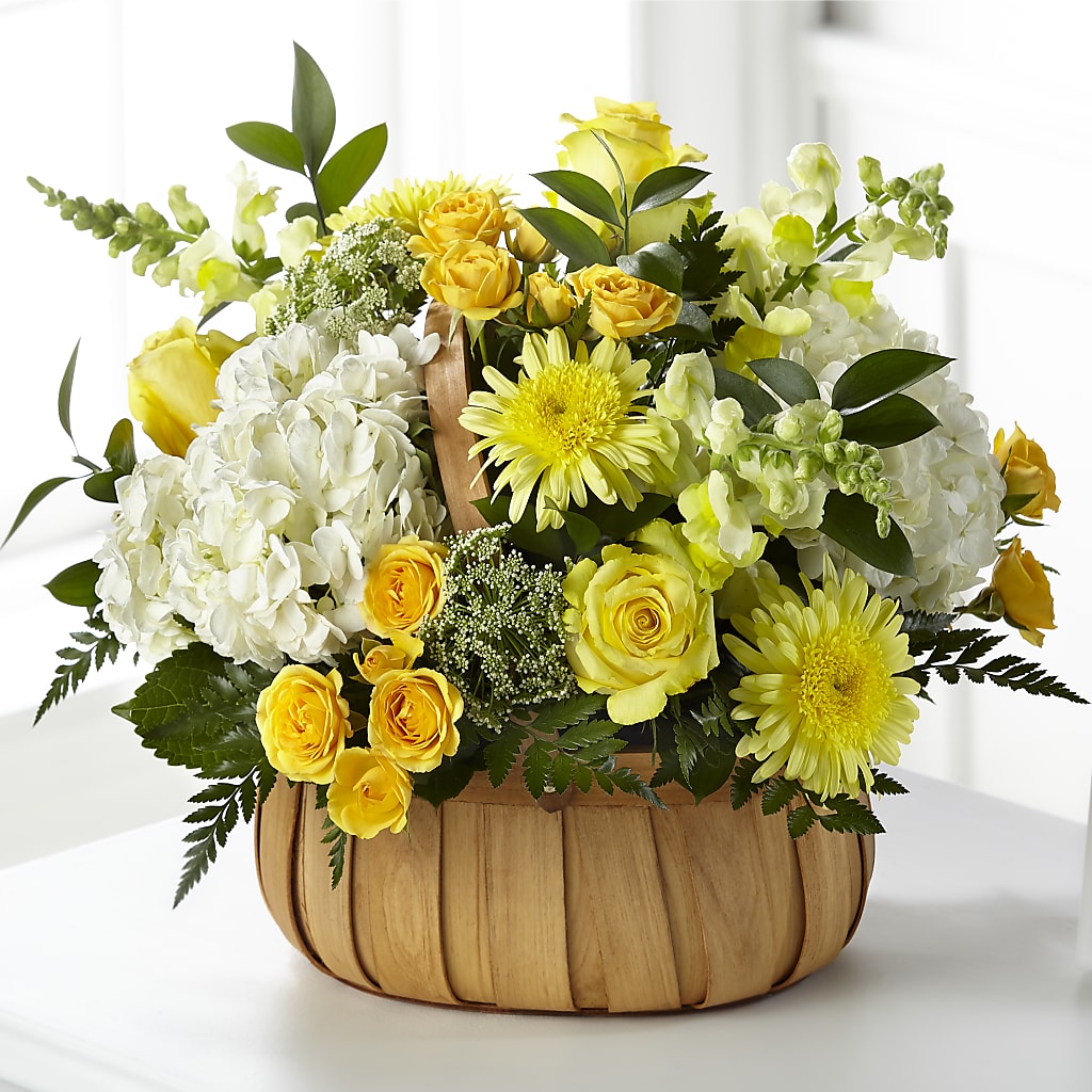 Rustic Remembrance Basket – GAETA'S FLOWERS, Los Gatos CA