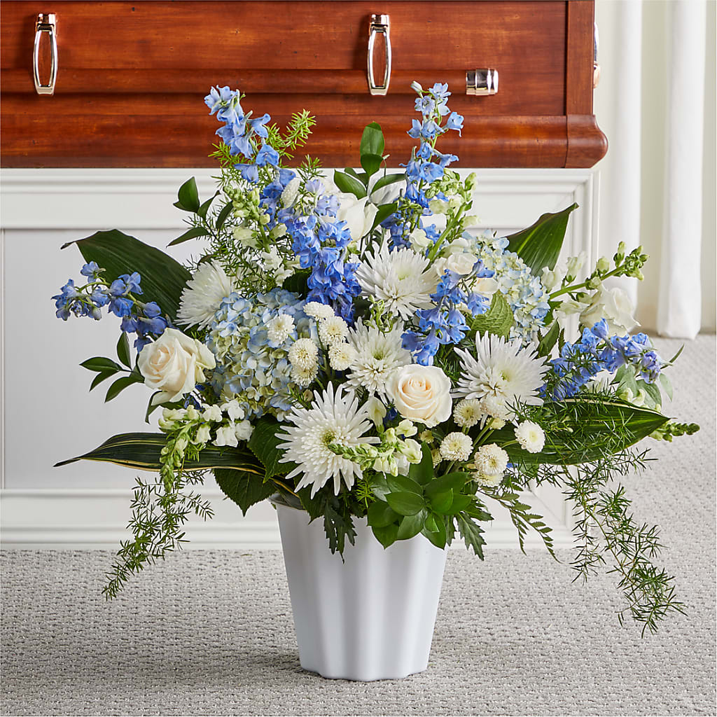 Everlasting Memories Floor Basket – GAETA'S FLOWERS, Los Gatos CA