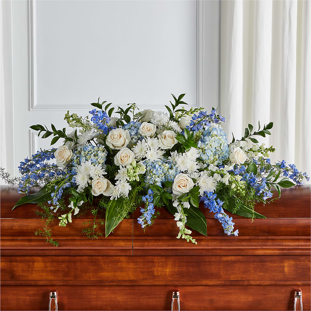 Timeless Essence Casket Spray – GAETA'S FLOWERS, Los Gatos CA