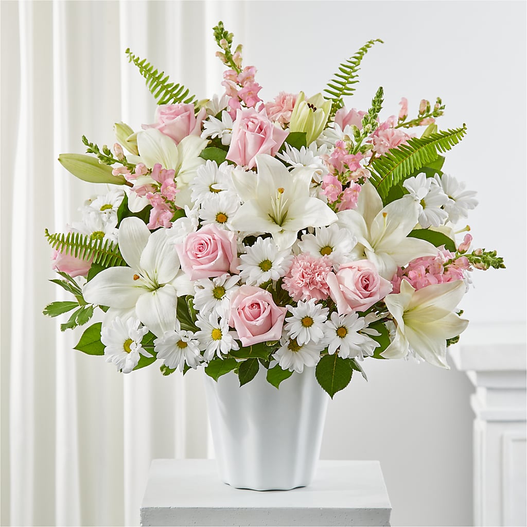 Soft Touch Tabletop Basket – GAETA'S FLOWERS, Los Gatos CA