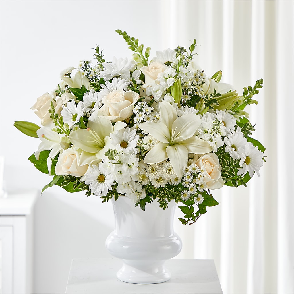Uplifting Urn Arrangement – GAETA'S FLOWERS, Los Gatos CA