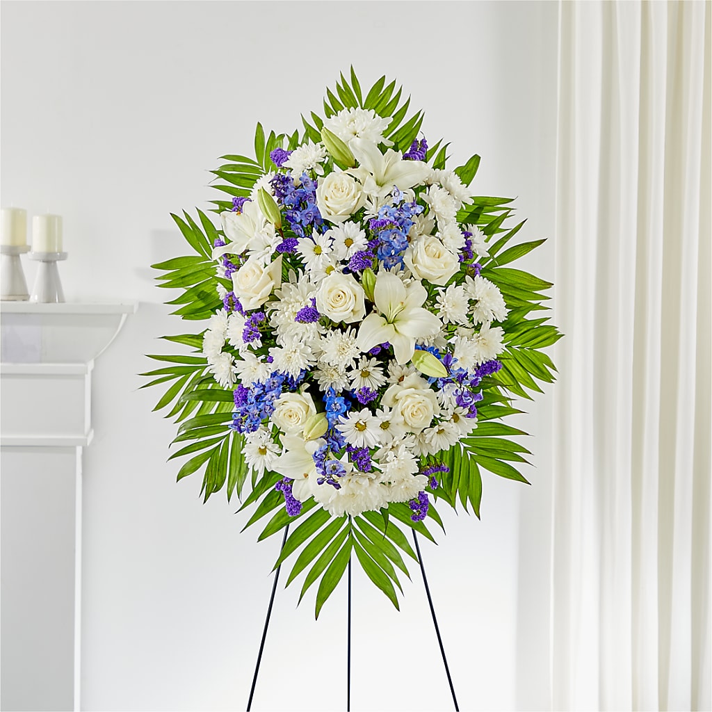 At Rest Standing Spray – GAETA'S FLOWERS, Los Gatos CA