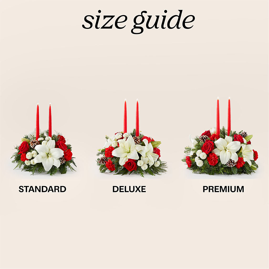Seasonal Festivities Centerpiece – GAETA'S FLOWERS, Los Gatos CA