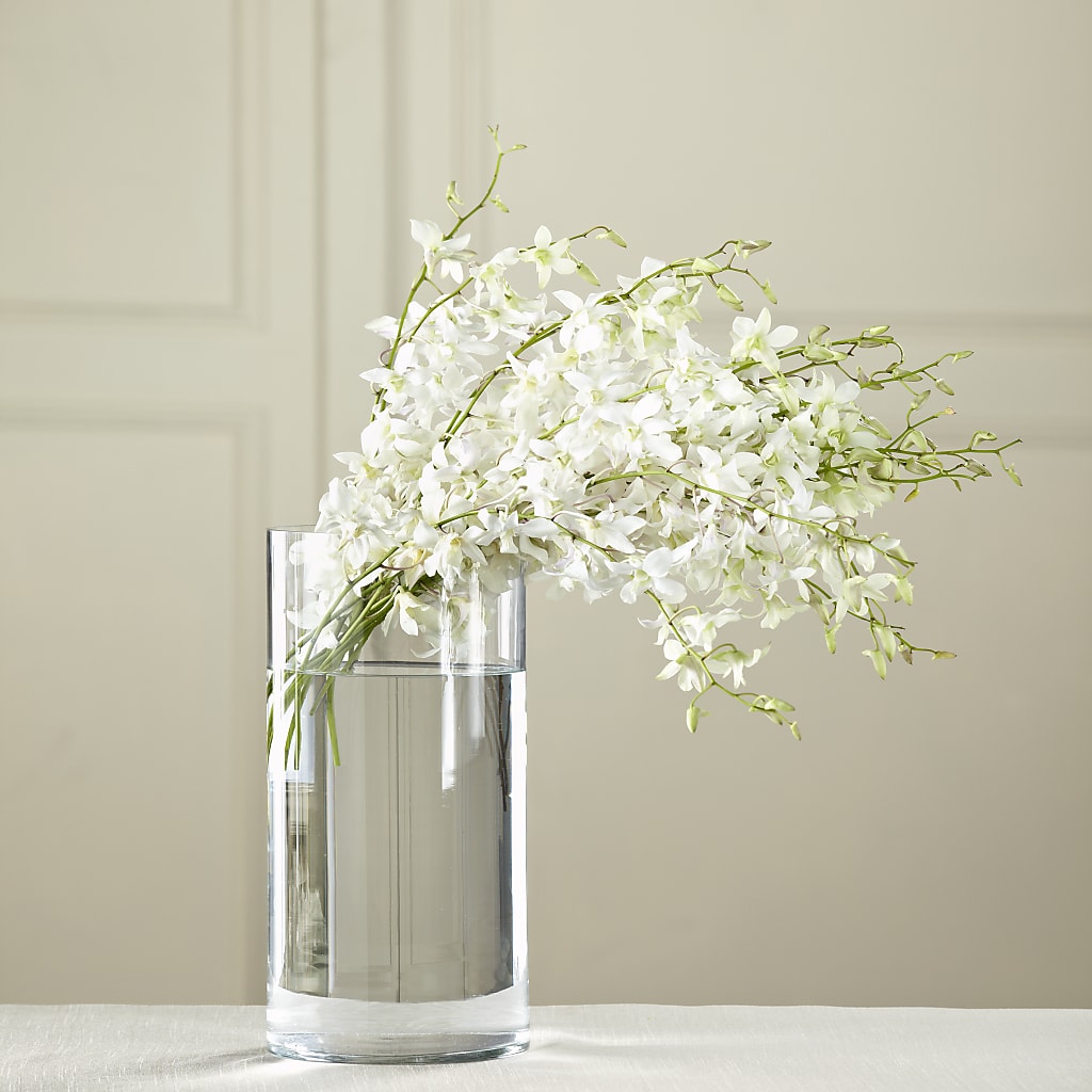 White Dendrobium Bouquet – GAETA'S FLOWERS, Los Gatos CA