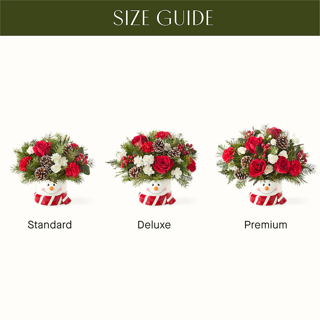Jolly Snowman Bouquet – GAETA'S FLOWERS, Los Gatos CA