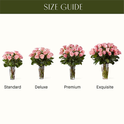 Long Stem Pink Rose Bouquet – GAETA'S FLOWERS, Los Gatos CA