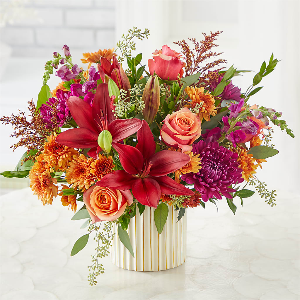 Burgundy Landscape Bouquet – GAETA'S FLOWERS, Los Gatos CA