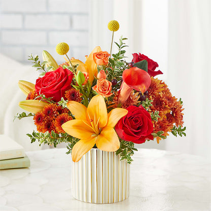 Scarlet Skies Bouquet – GAETA'S FLOWERS, Los Gatos CA