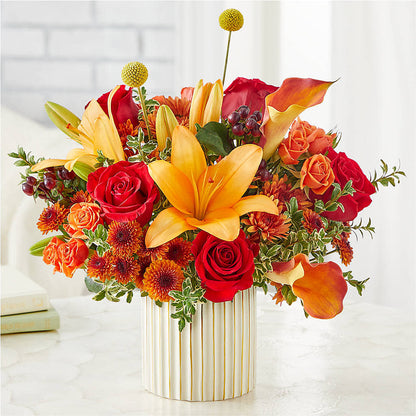 Scarlet Skies Bouquet – GAETA'S FLOWERS, Los Gatos CA