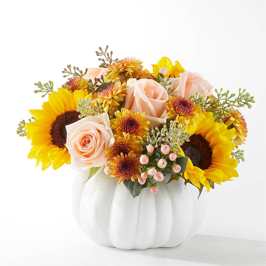 Pumpkin to Talk About Bouquet – GAETA'S FLOWERS, Los Gatos CA