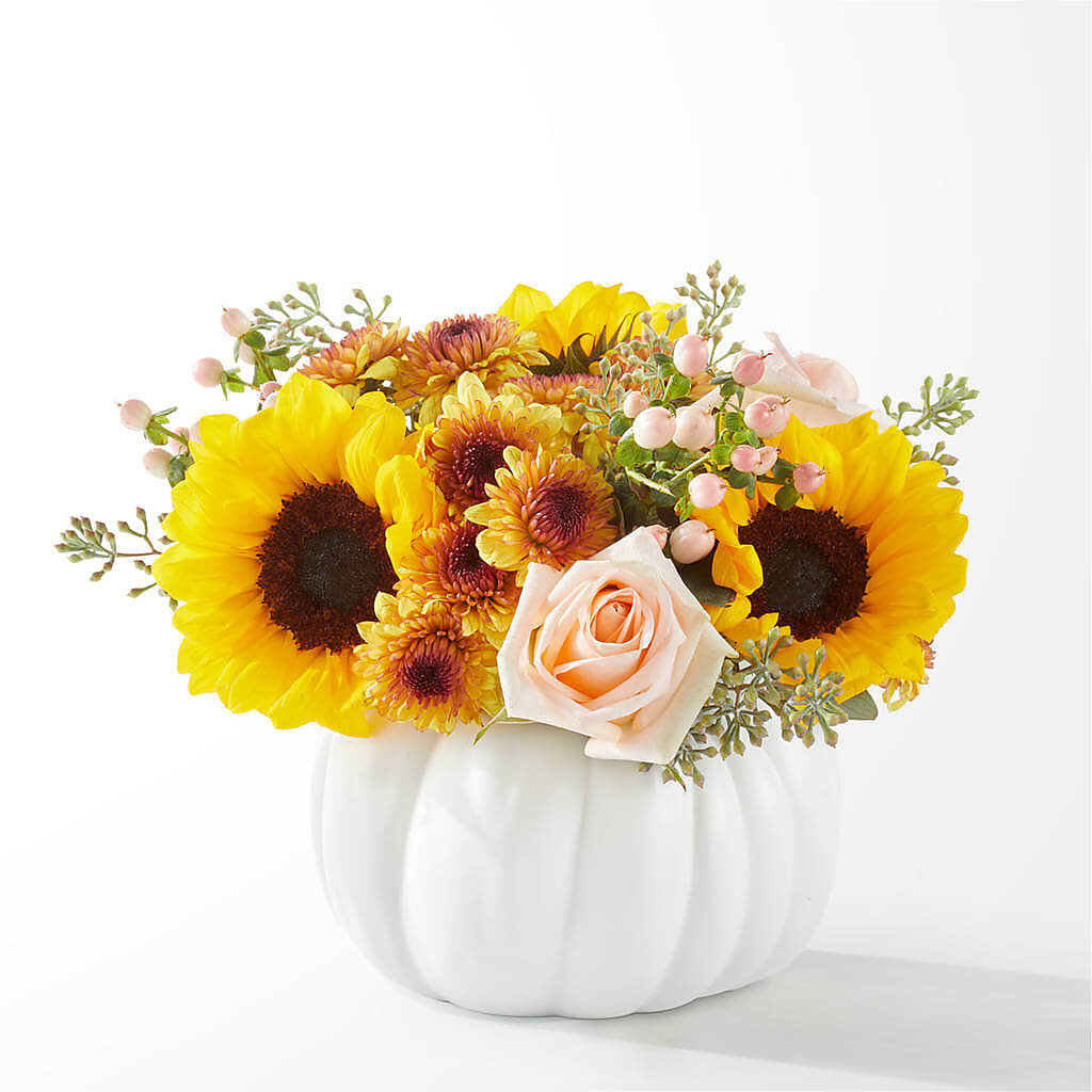 Pumpkin to Talk About Bouquet – GAETA'S FLOWERS, Los Gatos CA
