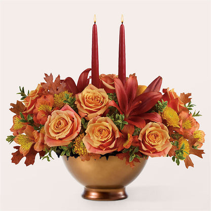 Harvest Table Centerpiece – GAETA'S FLOWERS, Los Gatos CA