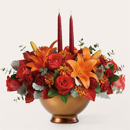 Fruits of Fall Centerpiece – GAETA'S FLOWERS, Los Gatos CA