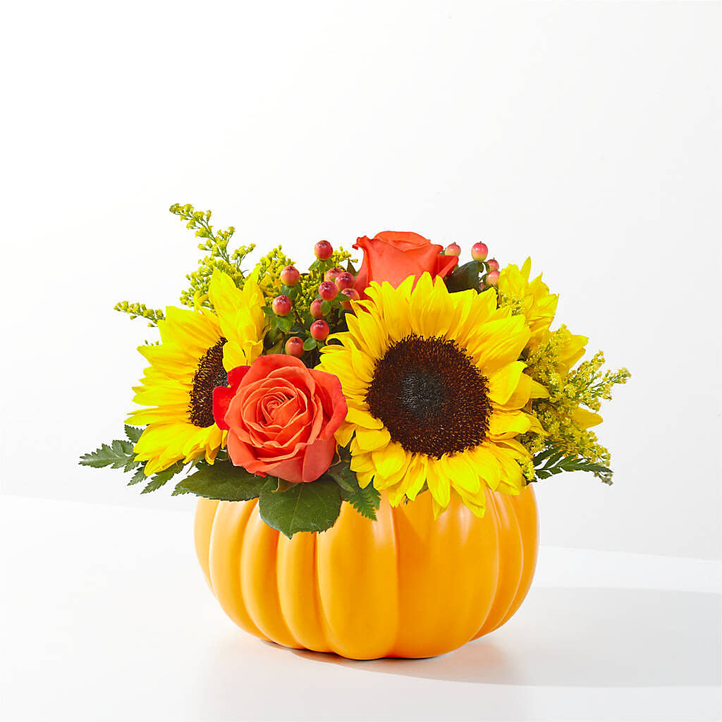 Pick of the Patch Pumpkin Bouquet – GAETA'S FLOWERS, Los Gatos CA