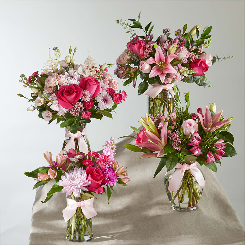 Pink Ribbon - A Florist Original – GAETA'S FLOWERS, Los Gatos CA