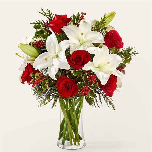 Sparkling Snowflakes Bouquet – GAETA'S FLOWERS, Los Gatos CA