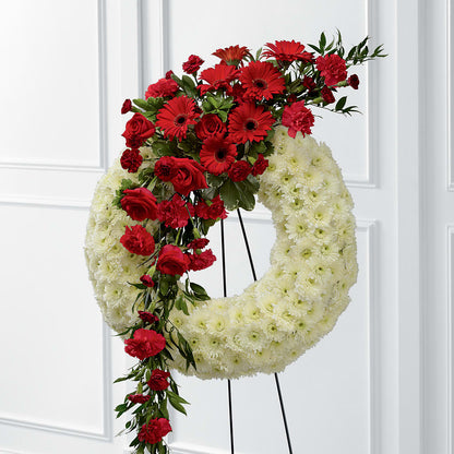 Graceful Tribute Wreath – GAETA'S FLOWERS, Los Gatos CA