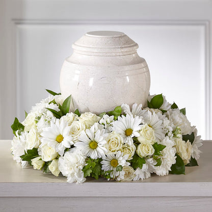 Ivory Gardens Cremation Adornment – GAETA'S FLOWERS, Los Gatos CA