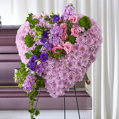 Treasured Love Standing Heart – GAETA'S FLOWERS, Los Gatos CA