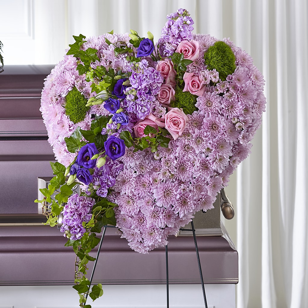 Treasured Love Standing Heart – GAETA'S FLOWERS, Los Gatos CA