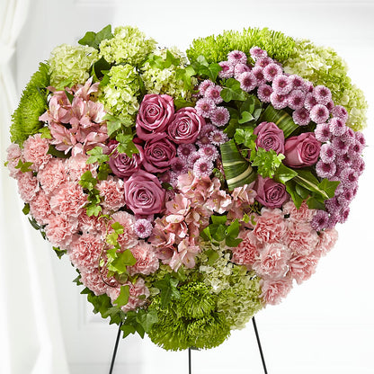 Heartwarming Standing Heart – GAETA'S FLOWERS, Los Gatos CA