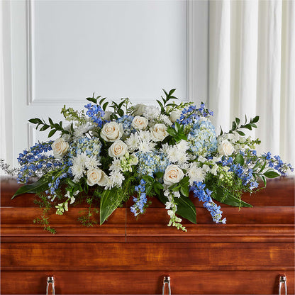 Timeless Essence Casket Spray – GAETA'S FLOWERS, Los Gatos CA