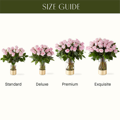 Picture Perfect Pink Rose Bouquet – GAETA'S FLOWERS, Los Gatos CA