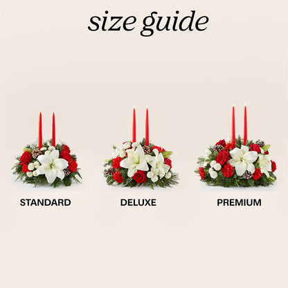 Seasonal Festivities Centerpiece – GAETA'S FLOWERS, Los Gatos CA