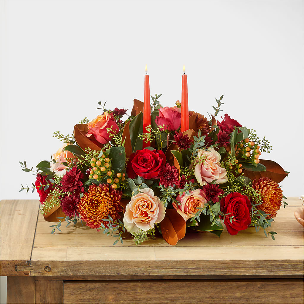 Gather Near Centerpiece – GAETA'S FLOWERS, Los Gatos CA