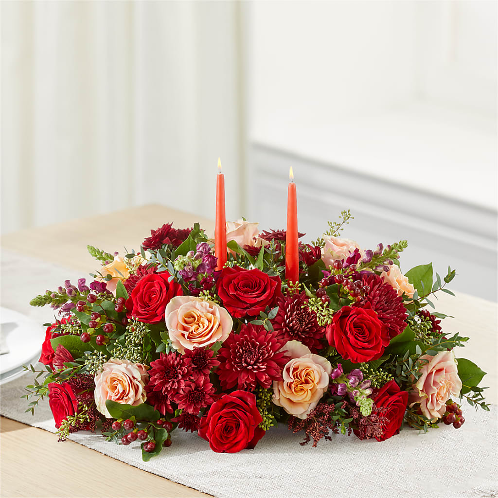 Most Thankful Centerpiece – GAETA'S FLOWERS, Los Gatos CA