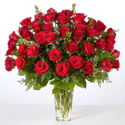 Forever Yours Fifty Stem Red Rose Bouquet – GAETA'S FLOWERS, Los Gatos CA